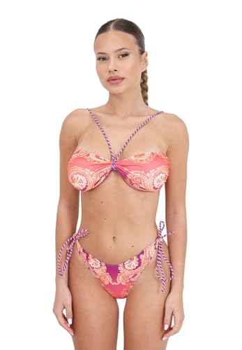 Bikini pour femme F**K avec haut bandeau et imprimé Sunrise exclusif