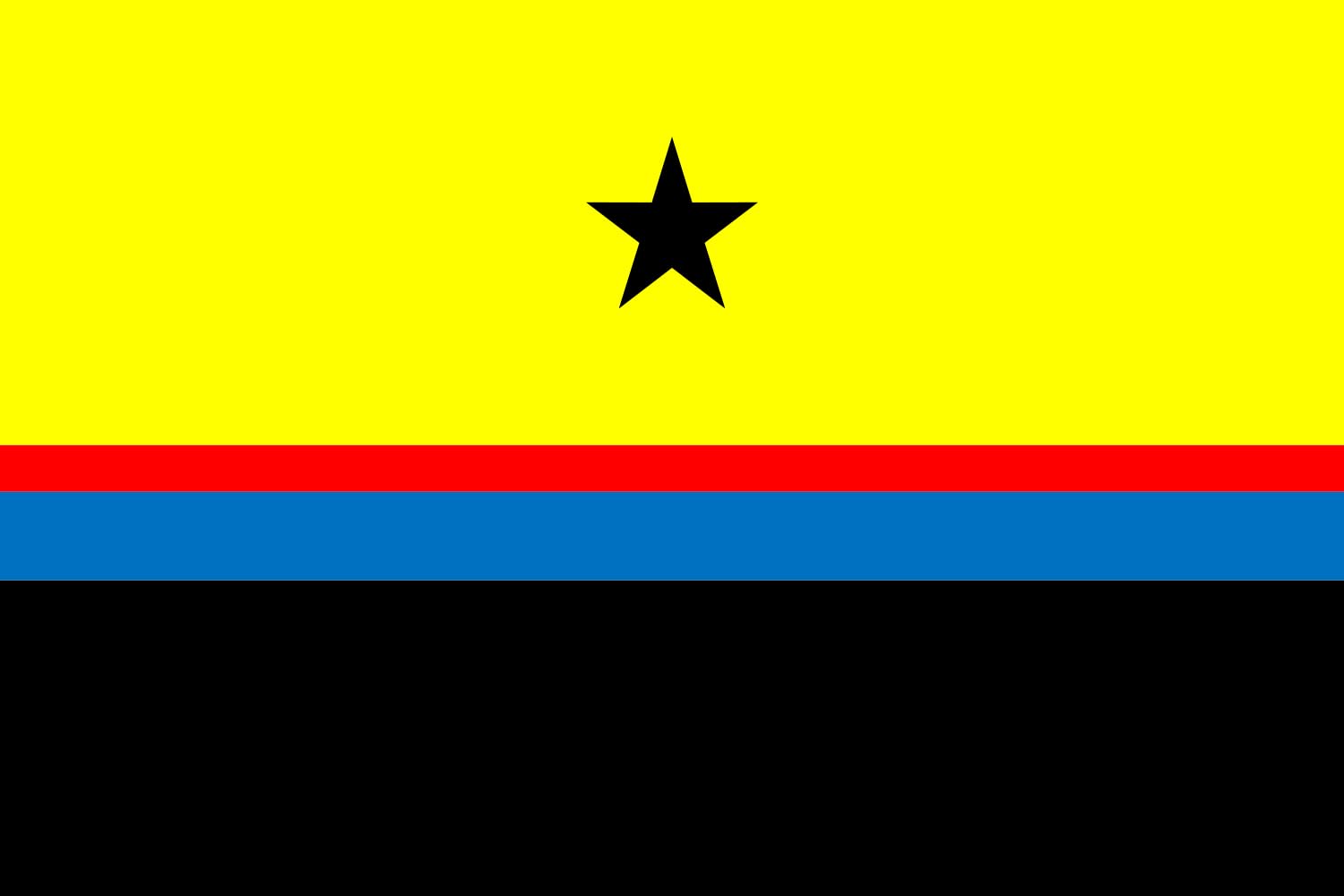 Drapeau paysage Daza People 1.35m² pour habiller votre salon ou bureau