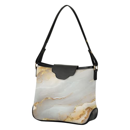 Sac à bandoulière femme pour le travail voyage et sport fourre-tout marbre