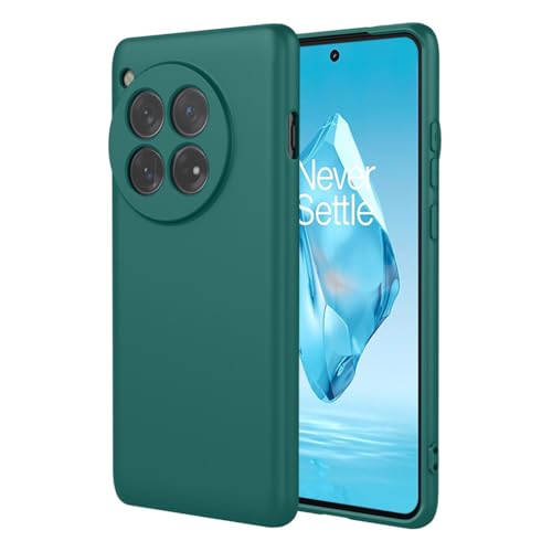 SEAHAI Case for OnePlus 12R 5G, Ultra Thin Silky-Soft Touch Liquid Silicone Phone Cover with Shockproof Airbag Design