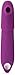 Vibrador vaginal Syl sumergible con estimulación mediante pulsaciones de Platanomelón (Lila)
