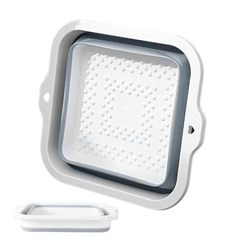 Barreño Para Remojar Pies - Cubo De Remojo Para Pies,Plegable Tamaño Grande Antideslizante Con Puntos De Masaje Para Baño Hogar Unisex Adultos