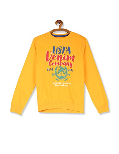 Image of U.S. POLO ASSN. Boys Cotton Turtle Neck Sweatshirt