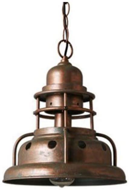 Lámpara colgante rústica E27 para decoración de hogares 6