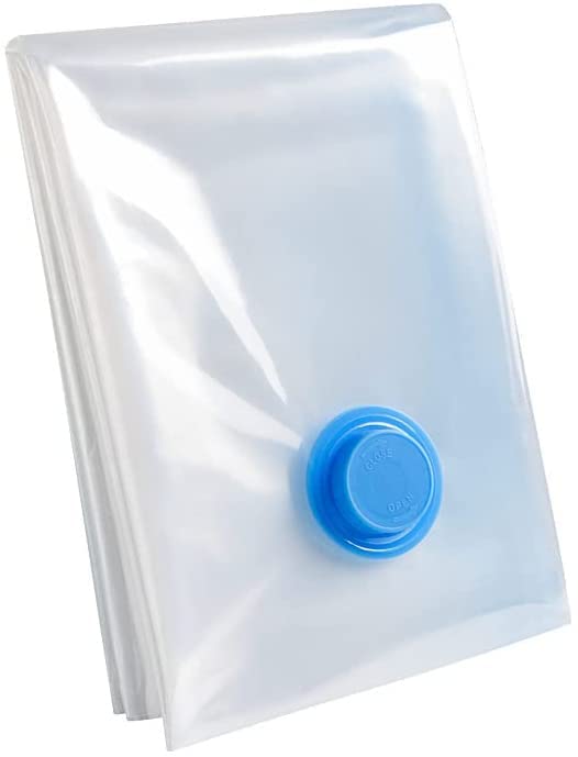 Vacuum Storage Sealer Bags for Clothes, Dress, Winter Coats, Blankets, Pillows Comforters for Travel Space Saver Seal Compression Bags without Pump (50 X 60)-image-20