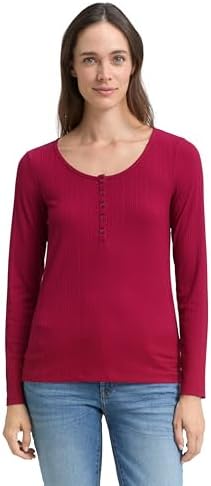 TOM TAILOR Damen Longsleeve T-Shirt