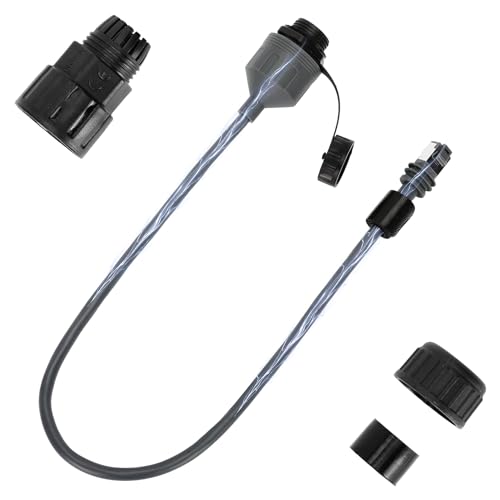 Drizzlen Starlink Ethernet Adapter 2 Pack, 21in, IP68, Starlink Gen 3/Mini Compatible, 1000 Mbps Data Transfer, RJ45 Female Connectors