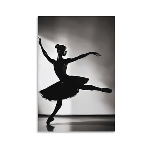 Affiche ballerine danse et impression sur toile moderne pour déco maison