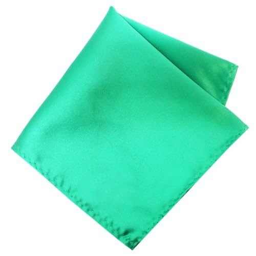Image of LEONARDI Men's Solid Pocket Square | 30cm x 30cm | Smooth texture | Microfiber | Pack of 1 |