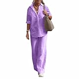 SCBFDI Conjunto de Gym Mujer Conjunto Gimnasio Mujer Chandal Completo Traje Chaqueta Y Pantalon Pantalones Ski de Ropa Barata Camiseta Morado 3XL