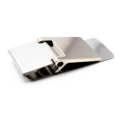 Visol Men's Igor Stainless Steel Money Clip, Silver, Regular Cover