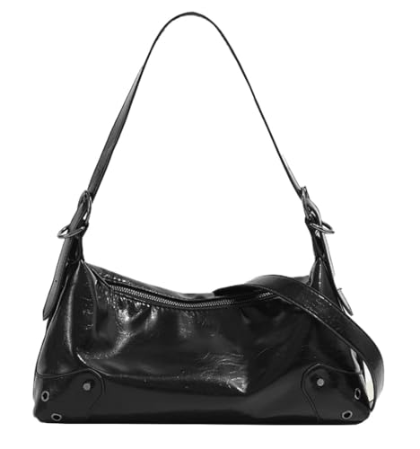 Retro Chic Handbag for Women Stylish Crossbody Purse Spacious Shoulder Tote Bag Soft Structured Shoulder Purse for Daily - Main Image