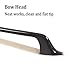Yinfente Violin Bow 4/4 Carbon Fiber Ebony Frog With Peafowl Inlay,Mongolian Horse Hair,Stick&Well Balance 4/4 Violin Bow For All Level Violinists