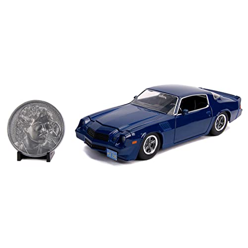 Camaro Z28 1979 Jada Toys 1/24 Stranger Things avec figurine de Billy pour collectionneurs