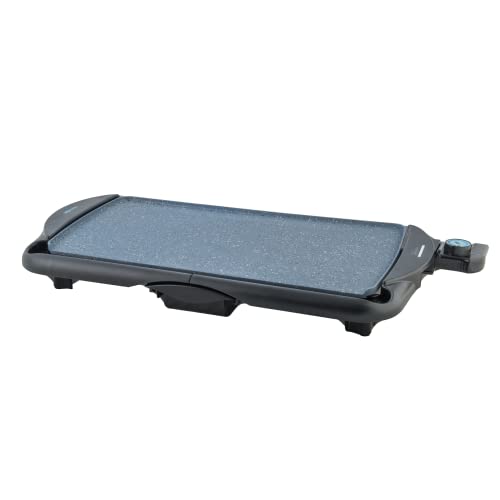 UNIVERSALBLUE Tablar de Asar Eléctrica | Plancha de Asar 2000W de 57 x 30 cm | Revestimiento...