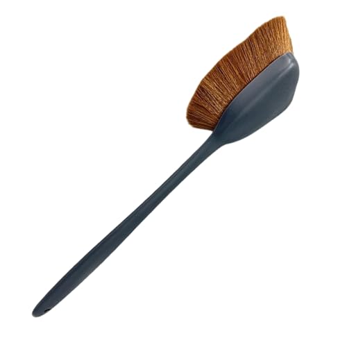 Aplicador de loción para la espalda, aplicador de cepillo para protector solar - cepillo de cuerpo largo mango reutilizable para bronceado contorno base líquida