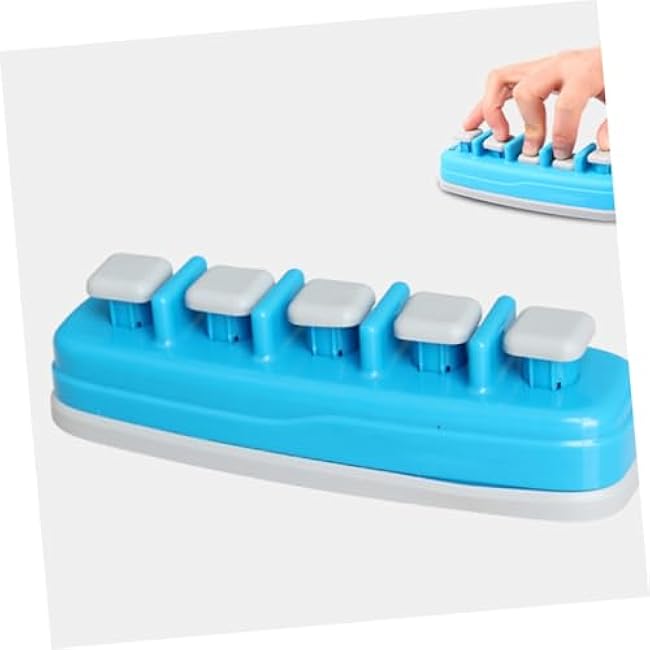 Piano Finger Trainer Hand Grip Strengthener Finger Exerciser Moderate Material Portable for Musicians Athletes and Strength Training