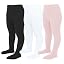 White/Black/Pink, 3 Pack