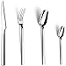 Set Posate Moderne 6 Persone, COPOTI 24 Pezzi Acciaio Inox Coltelli e Forchetta Cucchiaio Set Di Per,Lavabili in Lavastoviglie.