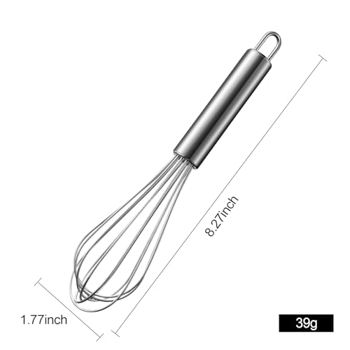 Image of Aniso Stainless Steel Whisk (8.4 inches, Silver)