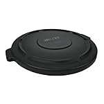 Rubbermaid Commercial Products BRUTE Heavy-Duty Round Trash/Garbage Lid 44-Gallon Black for Landscapers/Construction Sites/Restaurants/Back of House/Offices/Warehouses/Commercial Environments