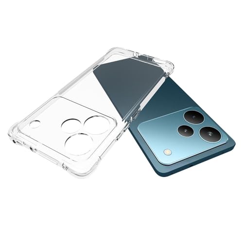 Image of Skyro Realme P4 Pro 5G, [Bumper] Exculsive Transparent with Shockproof Slim Back Cover Case for Realme P4 Pro 5G - Transparent