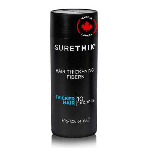 SureThik Hair Thickening Fibers (30g, Light Brown)...