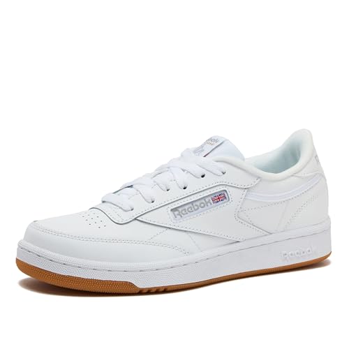 Image of Reebok Club C Girls and Boys Shoes for Kids, Toddler, Little Kid or Big Kid Sneakers, White /Gum-int, 5 Big Kid