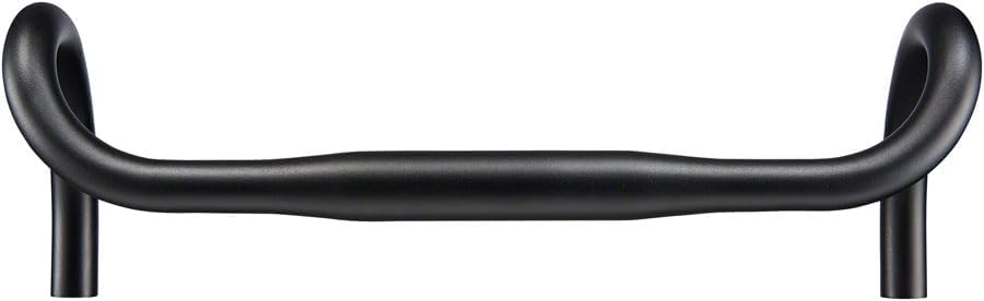 Ritchey RL1 Curve Aluminum Drop Handlebar - 38cm, 31.8mm, Compact Road Bar with Variable Radius Bend, Ergonomic Design, External Cable Routing, Black