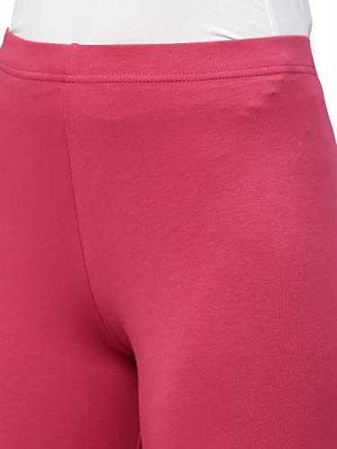 Image of GO COLORS Women Slim Cotton Leggings