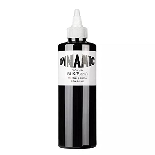Famry Tinta de tatuaje negro - Botella de 2.4E+2 ml (8 oz) Pigment-based