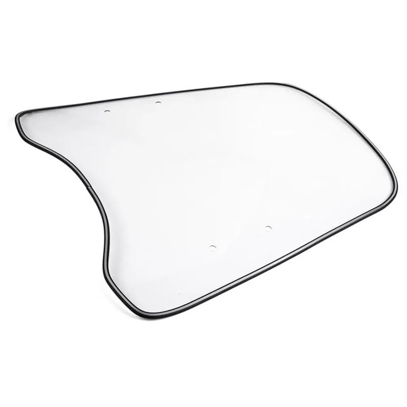 Extension pare-brise moto en acrylique premium anti-rayures et déflecteur