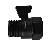 Weirun Shower Head Shut-Off Water Flow Control Valve for Handheld Shower Bidet Sprayer Shower Arm Brass with Metal Handle, Oil Rubbed Bronze