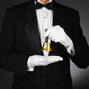 Witte katoenen handschoenen voor de formele inspectie van smokingsieraden, 2 paar