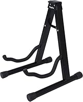 KEPLIN Gitarrenständer A Rahmen, faltbar, universell passend für alle Gitarren akustisch, elektrisch, Bass, Ständer A (Gitarrenständer).