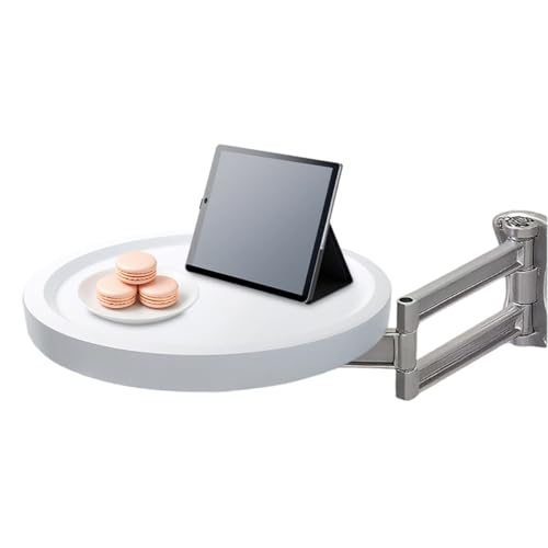 Comeon Wall Mounted Folding Nightstand, Night Stand Fold Down for