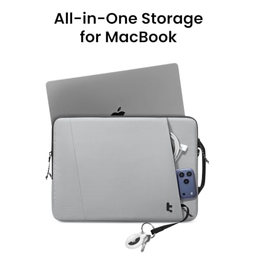 Image of tomtoc Slim & 360 Protective Laptop Sleeve for 14-inch MacBook Pro M5 2026 | M4 /M3 /M2 /M1 Pro /Max A3426 A3427 A3434 A3112 A3401 A3185, Water-Resistant Case with CornerArmor