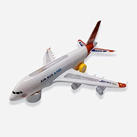 YSAMAX Kids Playing Aeroplane Flash Electronic Airline A380 Toy With Lights and Sound Cover