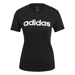 adidas GL0769 W LIN T T-Shirt Women’s Black/White Size XS/S