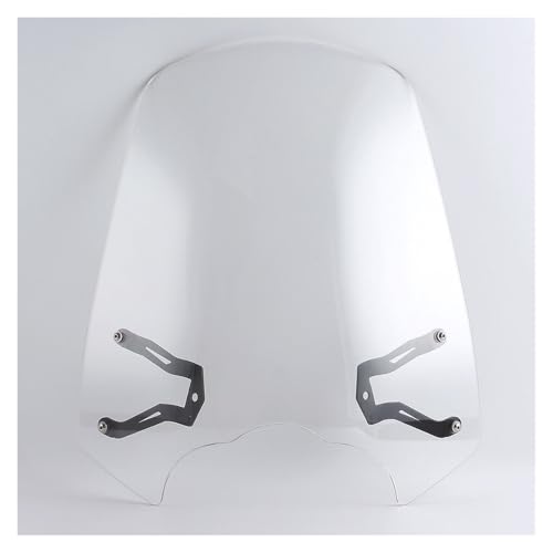 Pare-brise moto transparent haute résistance pour Kawasaki Vulcan S 650 avec support