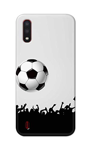 Image of Printed Hard Back Cover Case for Samsung Galaxy M01 Back Cover (Football Icon) -1302