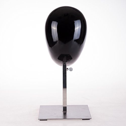 DXP Brand new display head torso mannequin with abstract face, high-gloss black H-10