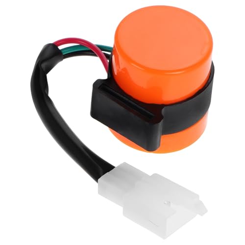 Collegamento semplice: il design a 3 pin da 12 v consente un'installazione e un collegamento semplici, rendendolo facile da usare, relè per indicatori di direzione per motociclette, relè lampeggiante a 3 pin