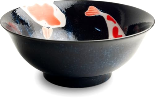 Koi-Bowls- ASIATICA | Bols à Ramen en Porcelaine, différentes tailles | Bol asiatique de haute qualité pour riz, nouilles, tapas, udon, céréales, soupes -...