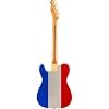Fender Buck Owens Telecaster Electric Guitar - Red, Silver, and Blue Sparkle