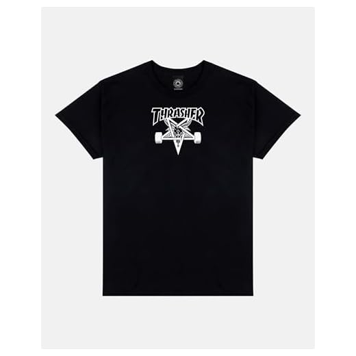 Thrasher mäns skategoat kortärmad t-shirt Svart M