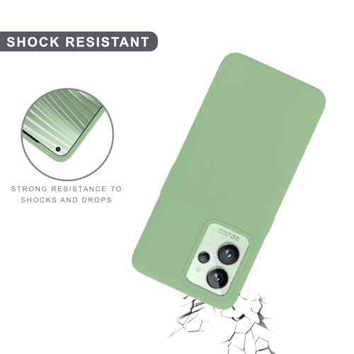 Image of SPRIG Compatible with Oppo Realme GT 2 Pro Premium SilkTone Back Cover Drop Tested Shock Proof Mobile Case for Men, Women, Boys and Girls with Camera Protection (Mint Green)
