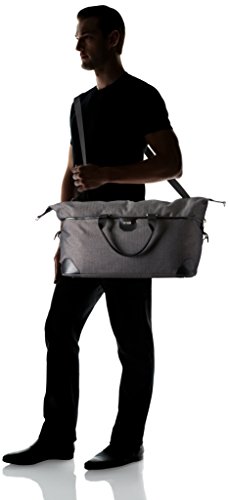 Hartmann Luxe Softside Weekend Duffel, Black Herringbone, One Size