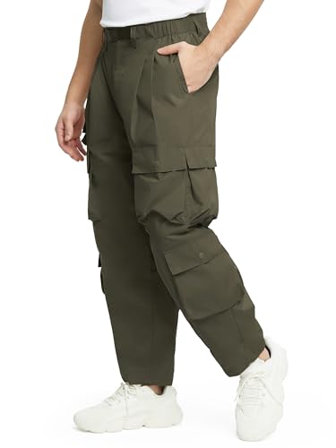 Mens Casual Pants Hiking Pants Cargo Pants Loose Elastic Waist Running Joggers Outdoor Pants2