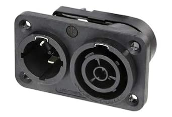 NEUTRIK NAC3PX-TOP MAINS CHASSIS IN-OUTLET CBC TOP; PRODUCT RANGEPOWERCON TRUE1 SERIES; GENDERPLUG, RECEPTACLE; VOLTAGE RATING250VAC; CURRENT RATING20A; CONNECTOR MOUNTINGPANEL MOUNT; CONTACT TER